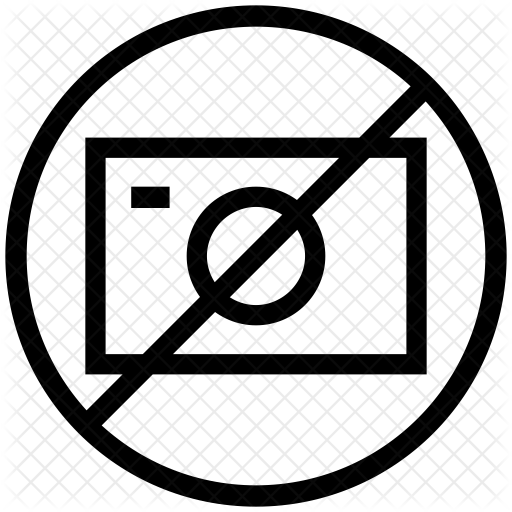 512x512 No Camera Icon Of Line Style
