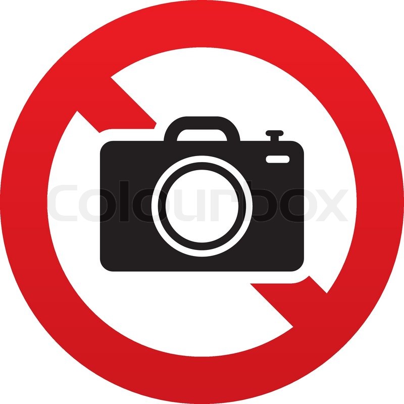 800x800 No Photo Camera Sign Icon Digital Stock Vector Colourbox
