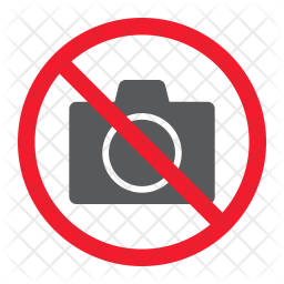 256x256 No Camera Icon Of Flat Style