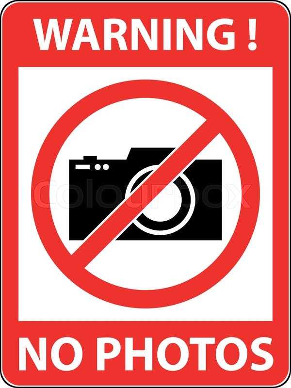 600x800 No Photography, Camera Prohibited Stock Vector Colourbox