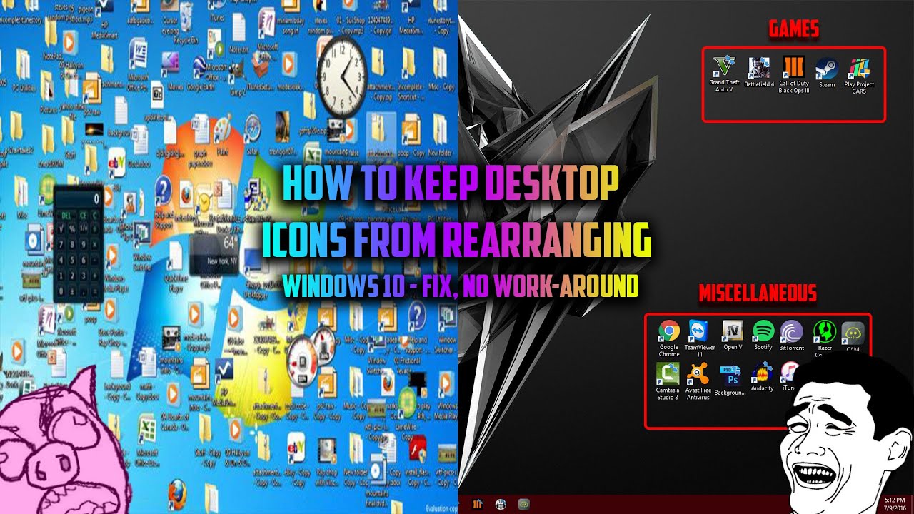 How To Keep Desktop Icons From Rearranging 1280x720 How To Keep Desktop Icons From Rearranging
