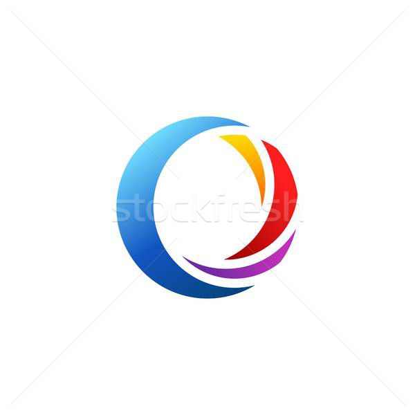 600x600 Swirl Round Abstract Logo Symbol Icon, Global Circle Sphere