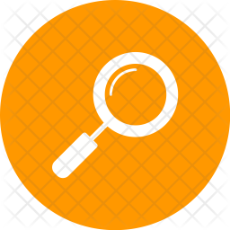 256x256 Magnifying Glass Icon Of Glyph Style