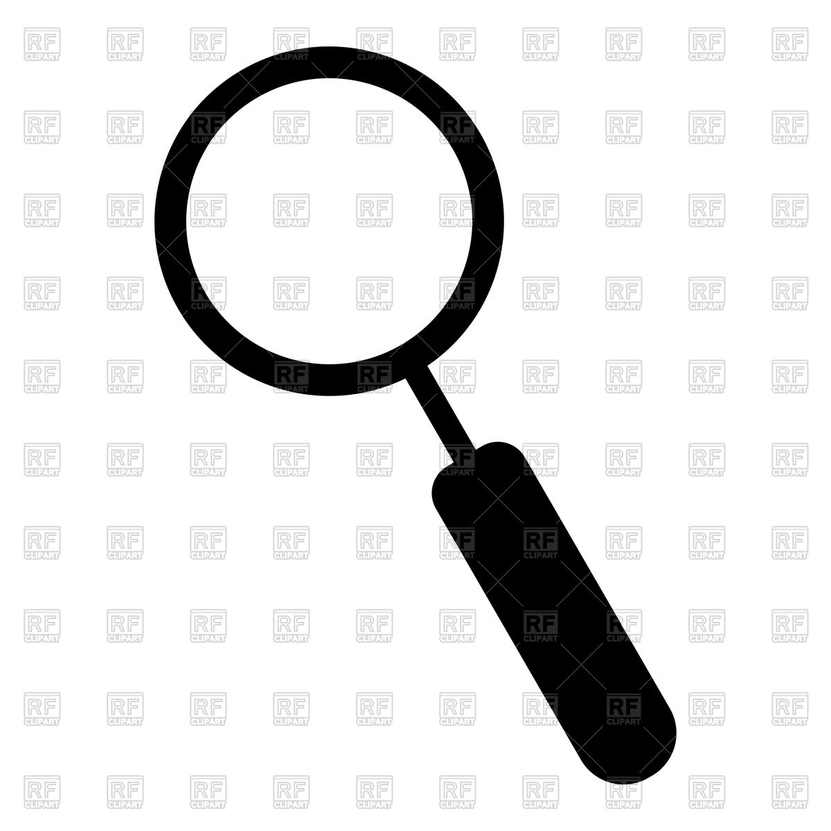 1200x1200 Magnifying Glass Icon Vector Image Of Signs, Symbols, Maps