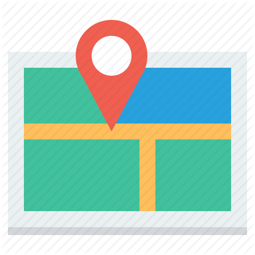 512x512 Road Map Direction Icon