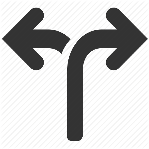 512x512 Choice, Choose, Direction, Get Direction, Map, Turn, Ways Icon