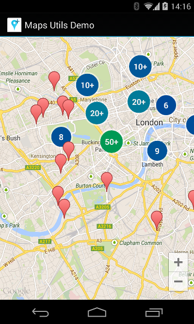 400x667 Google Maps Android Marker Clustering Utility Maps Sdk