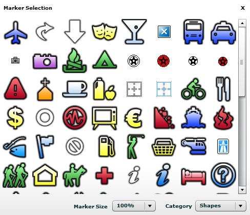 Google Map Icon Library 13 