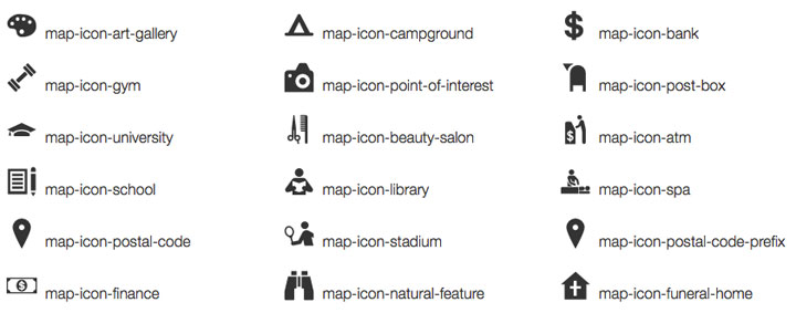 720x283 Google Maps Icon Library