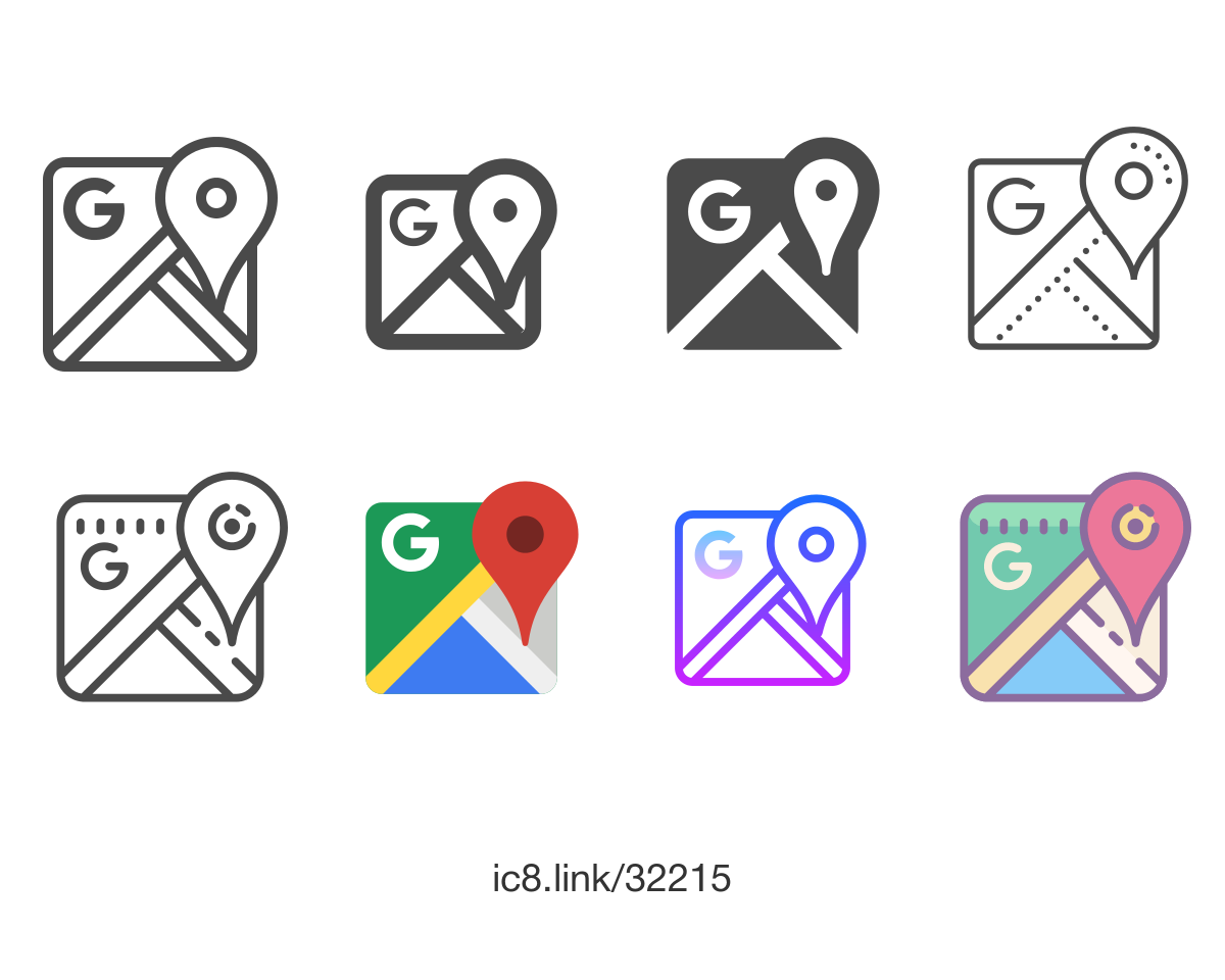 Google Map Icon Library at Vectorified.com | Collection of Google Map ...