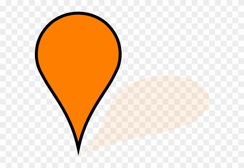 840x578 Google Map Pin Orange