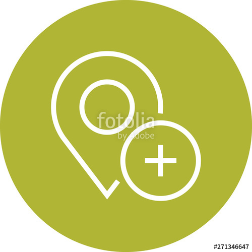 500x500 Map Pinpoint Add Place Icon Stock Image And Royalty Free Vector