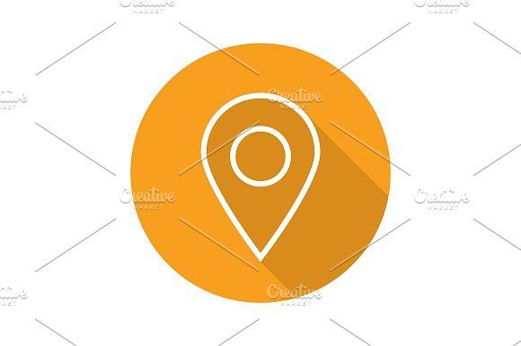 580x386 Pinpoint Icon Vector Map