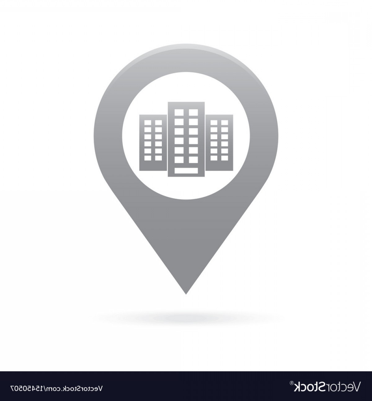 1200x1296 Building Map Pointer Icon Marker Gps Location Vector Soidergi