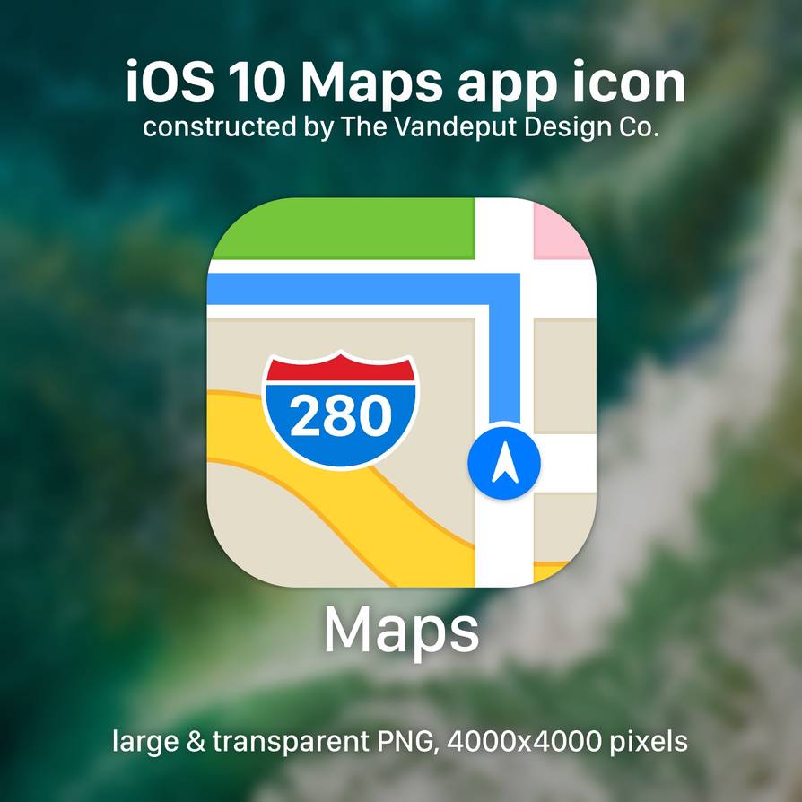 894x894 Ios Maps App Icon