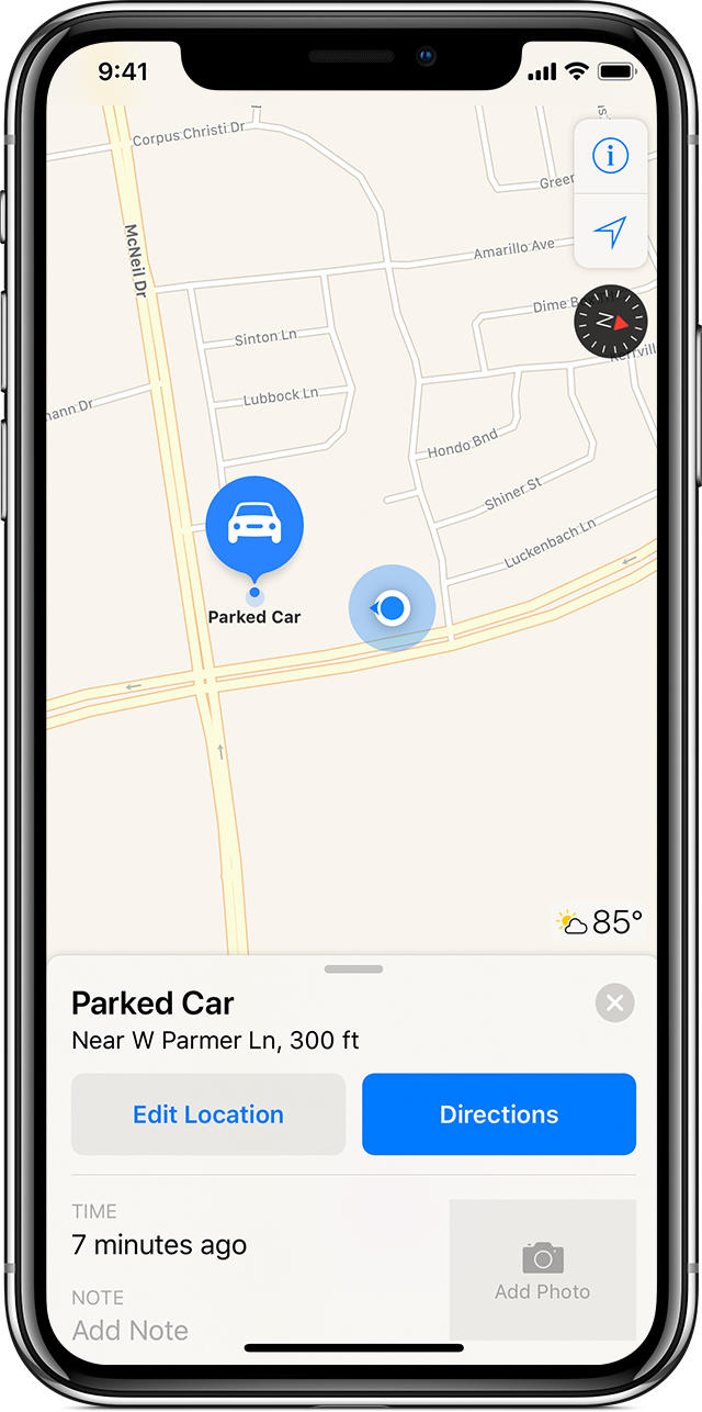 640x1286 How To Find Your Parked Car With Maps On Your Iphone