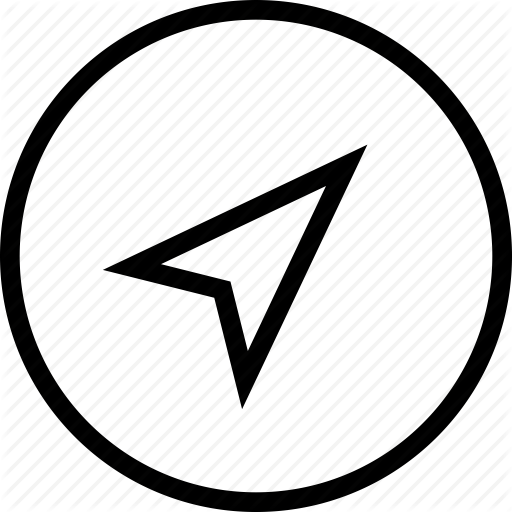 512x512 Arrow, Circle, Direction, Gps, Map, Navigation, Navigator Icon