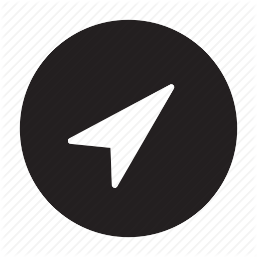 512x512 Circle, Direction, Location, Map, Pointer Icon