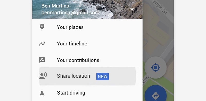 Google Maps Introduces New Location Sharing Feature With Real Time 800x392 Google Maps Introduces New Location Sharing Feature With Real Time