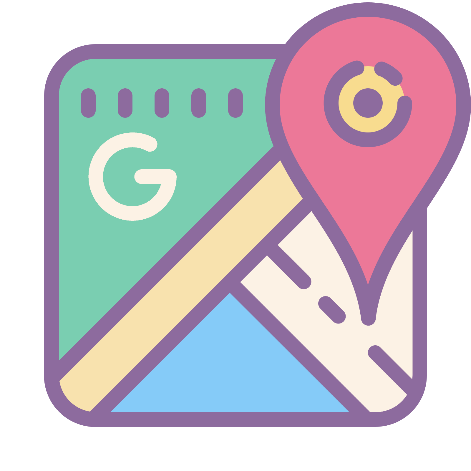 1600x1600 Google Maps Icon Logo