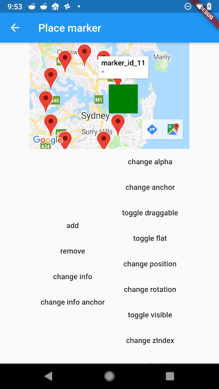 432x768 Google Maps Marker Icon Showing Wrong Colors Issue