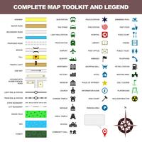 200x200 Map Legend Free Vector Art