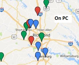 275x226 Map Legend Icons Change Color