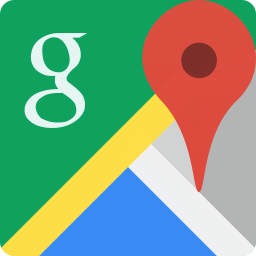 256x256 Google Maps Icon Of Flat Style