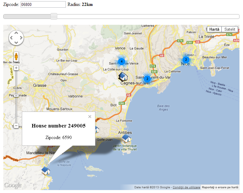 823x654 Google Maps Markerclusterer And Custom Markers Online Solutions