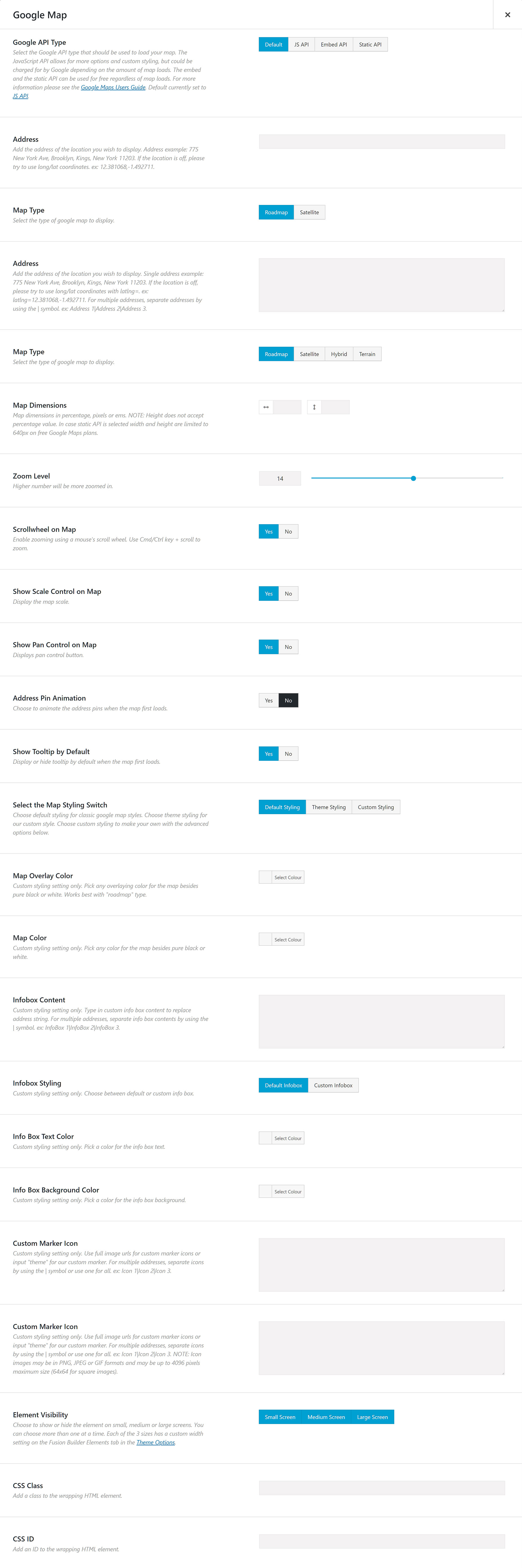 1850x5553 Google Map Element