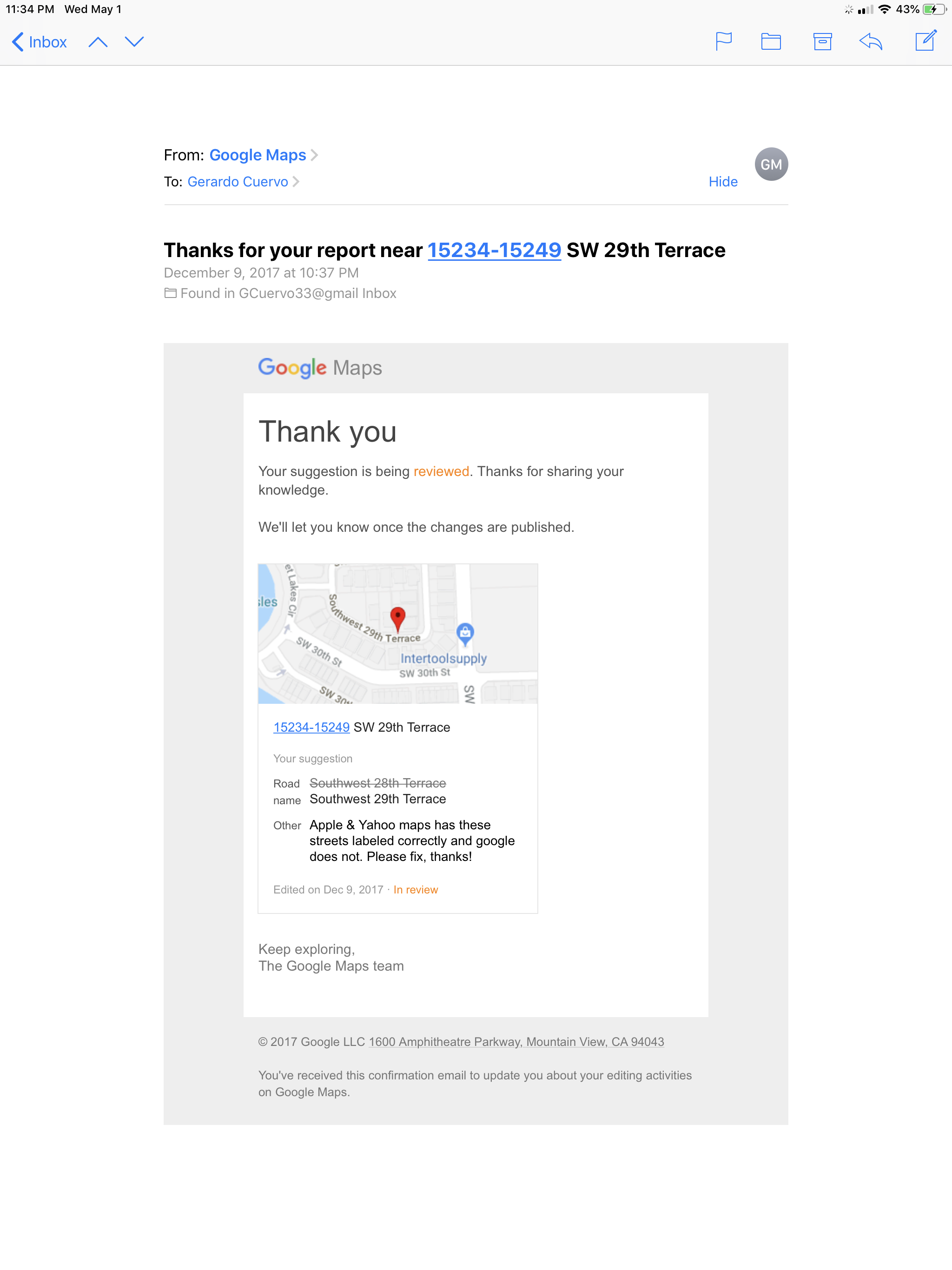 2048x2732 Hello, I've Been Trying To Get Google Maps Marker For My Home