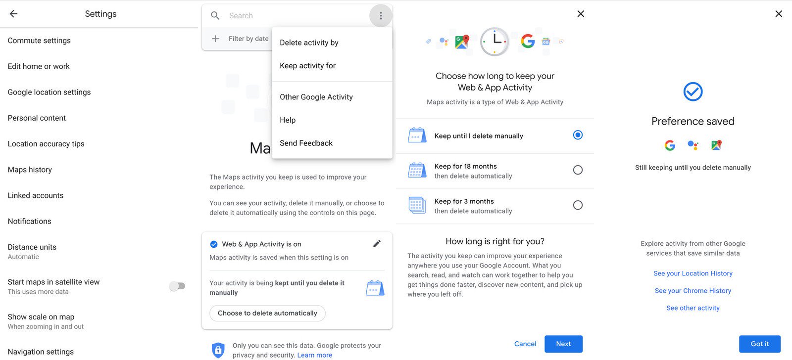 1600x728 How To Clear Search And Location History In Google Maps On Android