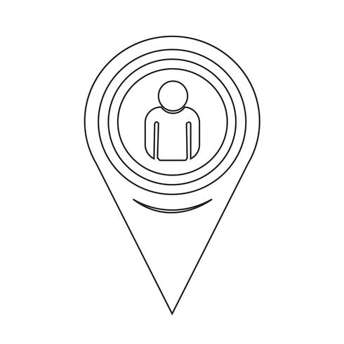 490x490 Map Pointer Person Icon