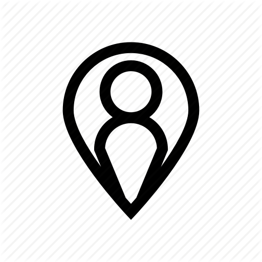 512x512 Check In, Location, Map, People, People Check In, Person Icon