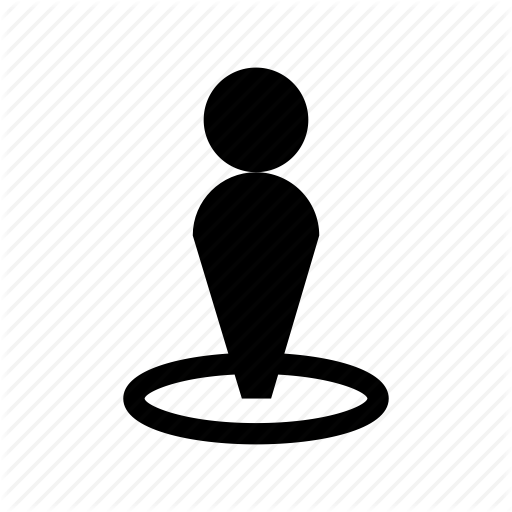 512x512 Check In, Location, Map, People Location, Person Icon