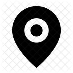256x256 Location Marker Icon Of Glyph Style