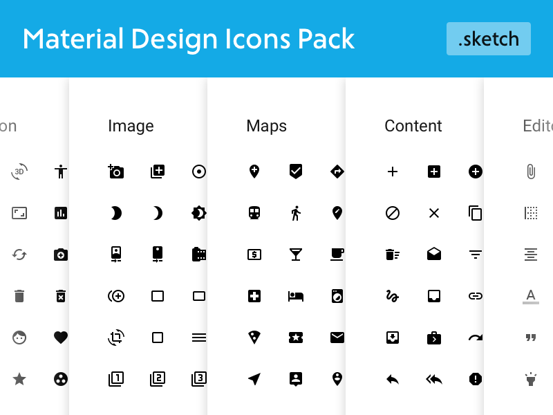 800x600 Material Design Icons Pack