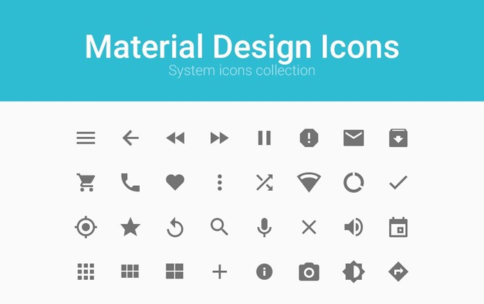 Google Material Design Icon Font At Vectorified.com | Collection Of ...