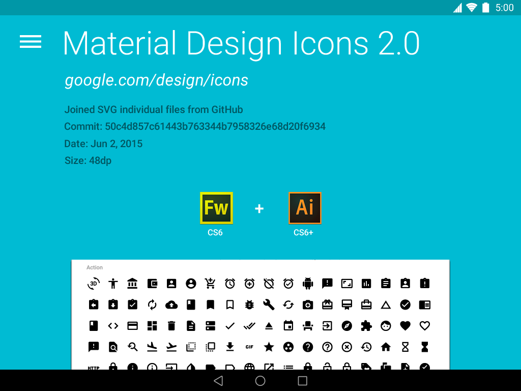 Google Material Design Icon Font At Vectorified.com | Collection Of ...