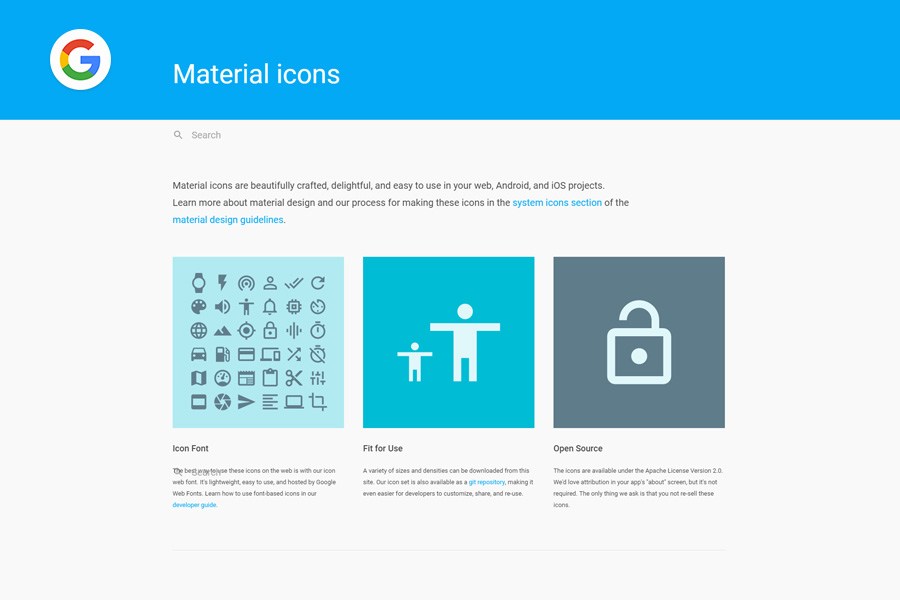 Google Material Design Icon Font At Vectorified.com | Collection Of ...