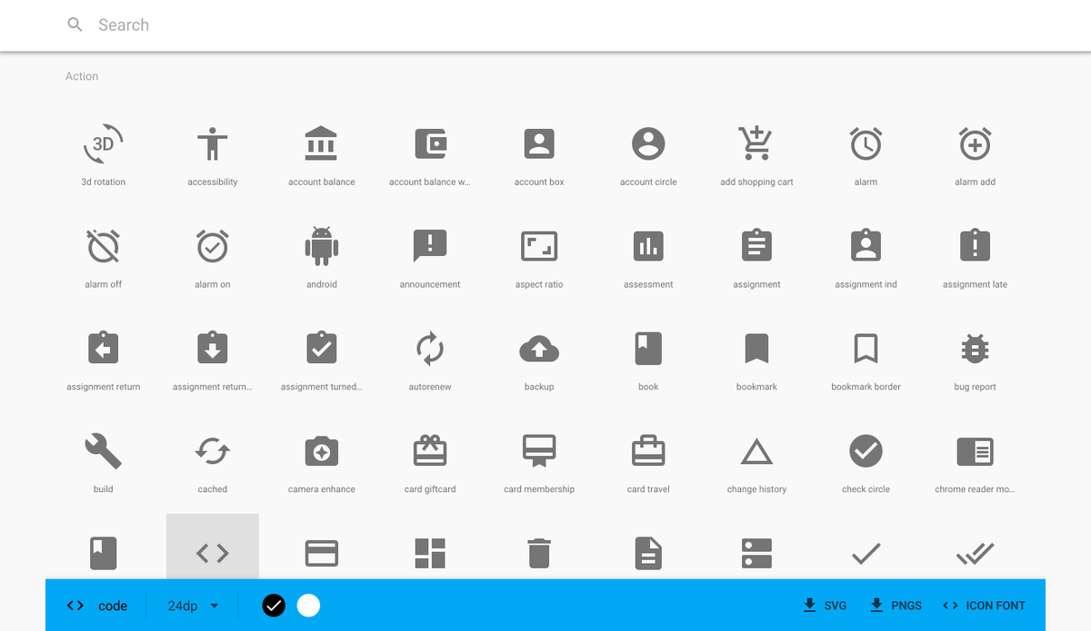 Google Material Design Icon Font At Vectorified.com | Collection Of ...