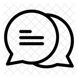 256x256 Messenger Icon Of Line Style