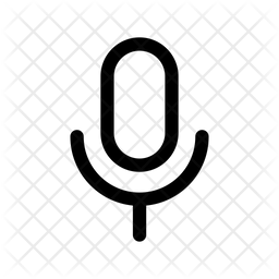 256x256 Mic Icon Of Line Style