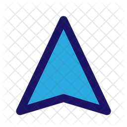 256x256 Navigation Icon Of Colored Outline Style