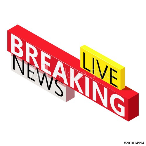 Breaking News Icon Isometric Illustration Of Breaking News Vector 500x500 Breaking News Icon Isometric Illustration Of Breaking News Vector