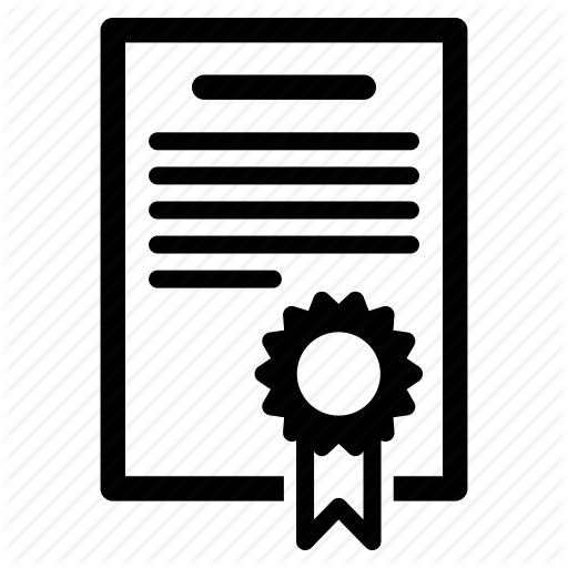 512x512 Certificate, Contract, Deal, Diploma, Official, Paper, Patent Icon