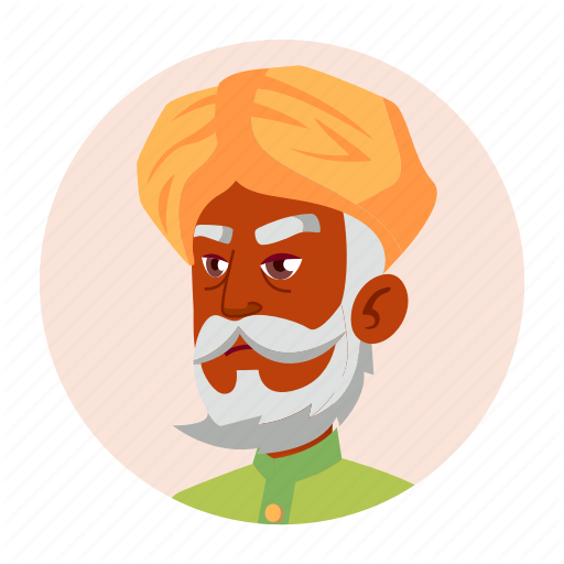 512x512 Aged, Avatar, Grandfather, Hindu, Indian, Man, Old Icon