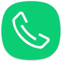 256x256 Phone Icon Of Flat Style