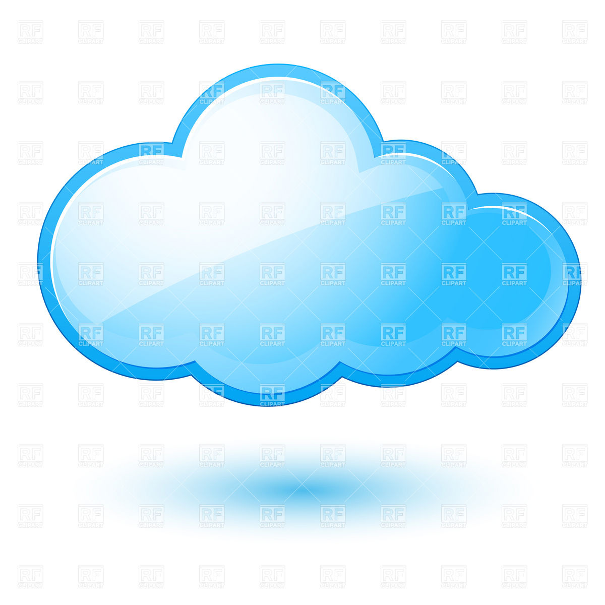 1200x1200 Glossy Cloud Icon Vector Image Of Backgrounds, Textures, Abstract