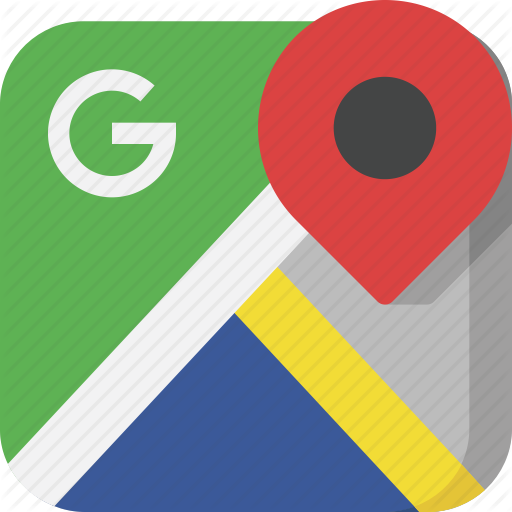 512x512 Google, Google Maps, Interface, Location, Map, Pin, Position Icon